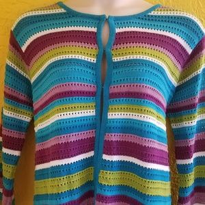 Passport Fall Autumn CARDIGAN Sweater PLUS Size 2X